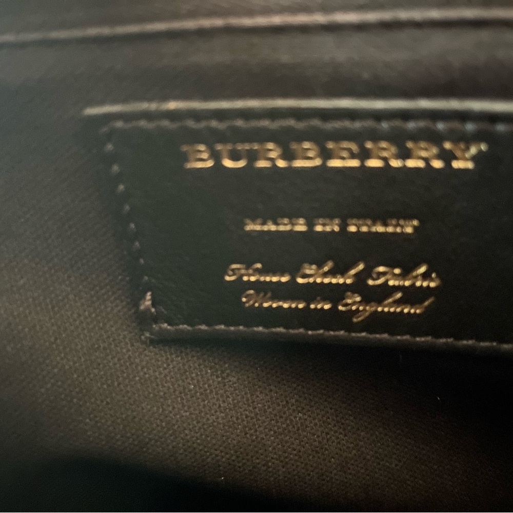 Burberry Dark Red Leather 2-way Bag - Picture 9 of 16